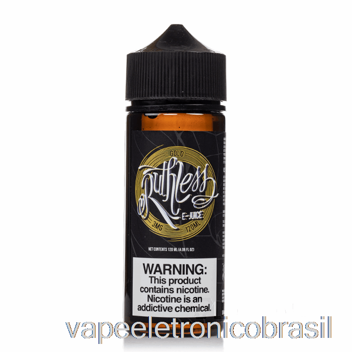 Vape Eletronico Gold - Vapor Implacável - 120ml 3mg
